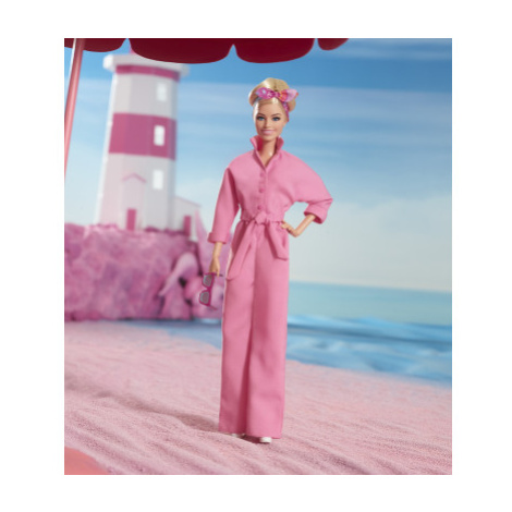 Barbie v růžovém filmovém overalu Mattel