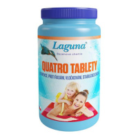 Multifunkční tablety pro chlorovou dezinfekci bazénové vody LAGUNA 4v1 Quatro XXL 1,4kg