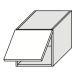 ArtExt Kuchyňská skříňka horní BONN | W4B 30 Barva korpusu: Grey