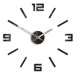 Moderní nástěnné hodiny ARABIC WENGE