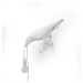 SELETTI LED deko nástěnné světlo Bird Lamp, levé, bílá