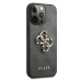 Guess GUHCP13L4GMGGR hard silikonové pouzdro iPhone 13 / 13 Pro 6.1" gray 4G kovové logo