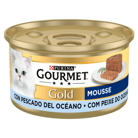 Gourmet Gold jemná paštika 48 x 85 g - oceánské ryby