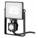 Venkovní LED reflektor s PIR detektorem V-TAC VT-10-S 3000K 436, 10 W, N/A, černá