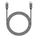 Next One USB-C to Lightning Metallic Cable 1.2m šedý