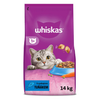 Whiskas granule s tuňákem pro dospělé kočky 2x14kg