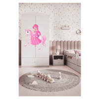 Kocot kids Dětská skříň Babydreams 90 cm princezna na koni bílá