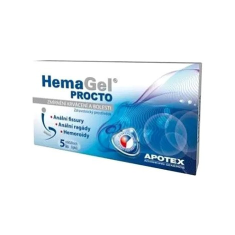 HemaGel PROCTO čípky 5 ks Vh Pharma