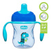 CHICCO Hrneček Training s držadly 200 ml modrý 6m+