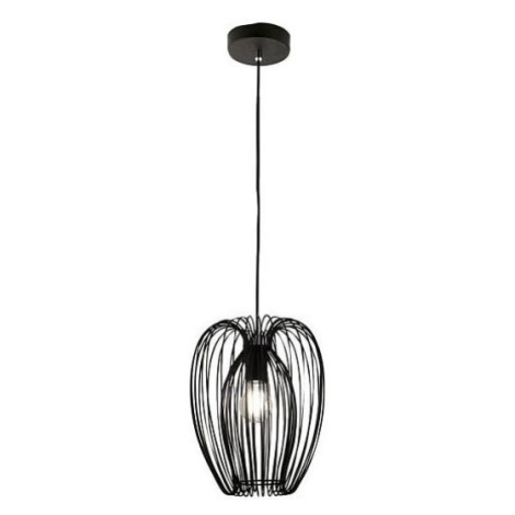 Fabas Luce 3677-45-101 - Lustr na lanku CAMP 1xE27/40W/230V černá 3677-45-101