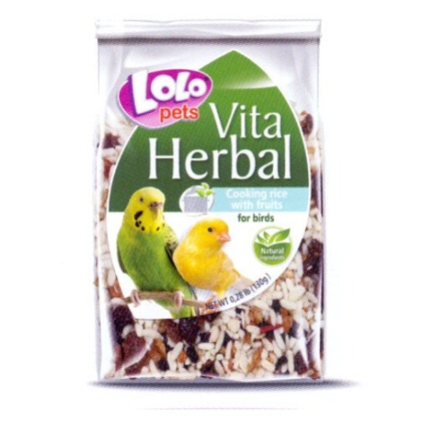 LOLO - VITA HERBAL instantní rýže s ovocem pro ptáky 130g LOLOPets