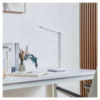 Lindby Nabíjecí stolní lampa Lindby LED Rylas, bílá, USB, CCT