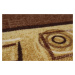 Berfin Dywany Protiskluzový běhoun na míru Zel 1004 Brown - šíře 100 cm