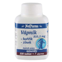 MedPharma Vápník 333,3 mg + hořčík + zinek 107 tablet