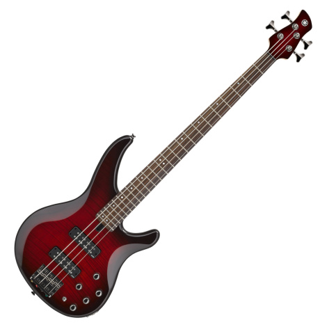 Yamaha TRBX604FM RW Dark Red Burst Elektrická baskytara