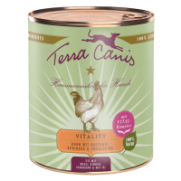 Výhodné balení Terra Canis Vitality Menu 12 x 800 g - kuřecí s kaštany, meruňkami a lupinou