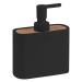 NINFEA dávkovač mýdla na postavení, černá/bambus 138014