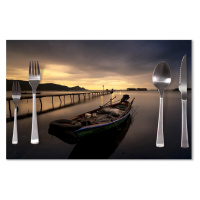 Prostírání Loďka na jezeře 2: 40x30cm