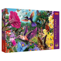 Trefl Puzzle 1000 Premium Plus - Čajový čas: Zahrada kolibříků