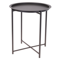 DekorStyle Odkládací stolek Giger šedý