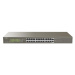 Tenda TEG1124P-24-250W - PoE AT Switch 235Watt, 24xRJ45 Switch s 24x 10/100/1000 Mbps PoE, Kov