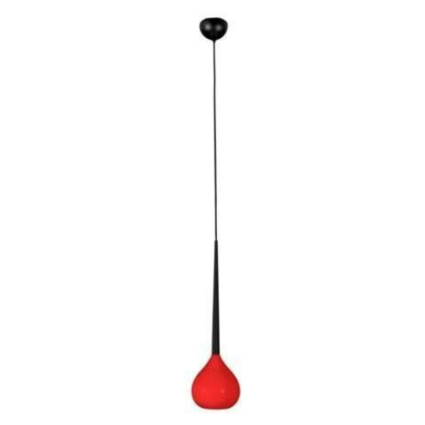 Závěsné svítidlo AZzardo Aga 1 red/black AZ1063 E14 1x40W IP20 16cm červeno-černé