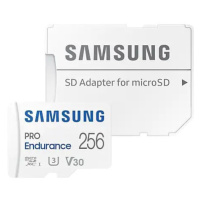 Samsung micro SDXC 256GB PRO Endurance + SD adaptér