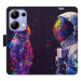 iSaprio Flip pouzdro Neon Astronaut 02 pro Xiaomi Redmi Note 13 Pro