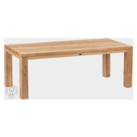 FaKOPA s. r. o. FLOSS RECYCLE - masivní stůl z recyklovaného teaku 180 x 90 cm (deska z prken)