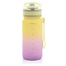 Zdravá láhev na vodu Aqua Pure 400ml fialovo-žlutá