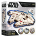 Puzzle Wood Craft Origin Star Wars: Millennium Falcon 160 dílků - Trefl