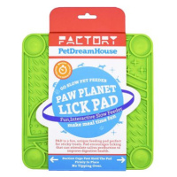 PetDreamHouse lízací podložka Paw Planet Lick Pad – zelená