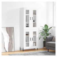 vidaXL Skříň highboard bílá 69,5 x 34 x 180 cm kompozitní dřevo