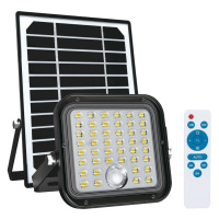 Venkovní solární reflektor se senzorem LED/10W/3,7V 4000K IP65 + DO