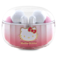 Hello Kitty True Wireless Kitty Head Logo bezdrátová sluchátka růžová