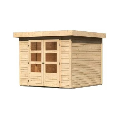 Dřevěný domek KARIBU ASKOLA 3,5 (77715) natur LG3183