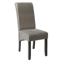 Jídelní židle ergonomická, masivní dřevo, mramorová šedá