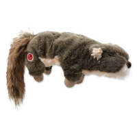 Hračka DOG FANTASY Skinneeez Plush pískací veverka 45 cm 1 ks