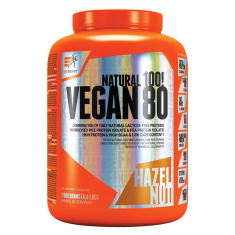 Extrifit Vegan 80 lískový oříšek 2000 g