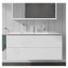 DURAVIT L-Cube Umyvadlová skříňka 550x1220x481 mm, 2 zásuvky, bílá mat LC624301818