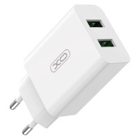 Nabíječka XO Wall charger L119 2x USB-A , 18W (white)