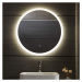 Aquamarin Koupelnové LED zrcadlo kulaté, 70 cm
