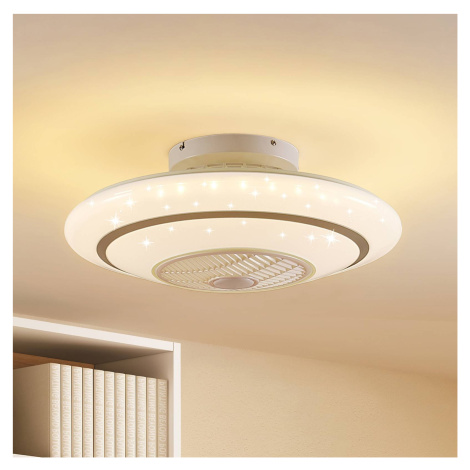 Lindby Lindby Kheira LED stropní ventilátor, 27,6 W
