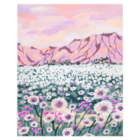 Ilustrace Pink Desert, Sarah Gesek, 30x40 cm