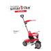 SmarTrike tříkolka Breeze Plus Touch Steering s tlumičem a volnoběhem 6151500 červeno-černá