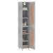 vidaXL Skříň highboard betonově šedá 34,5x34x180 cm kompozitní dřevo