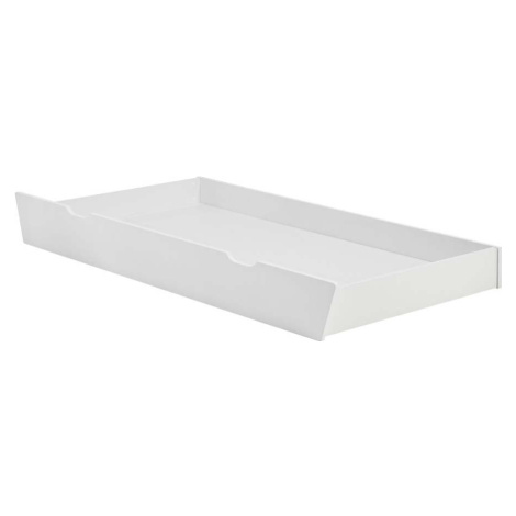 Bílý šuplík pod dětskou postel 90x200 cm Swing – Pinio