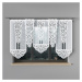 Panelová dekorační záclona na žabky EWA bílá, šířka 60 cm výška od 120 cm do 160 cm (cena za 1 k