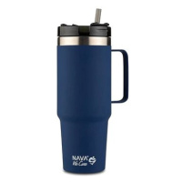 NAVA Greece Tumbler We care s rukojetí 900 ml, dark blue