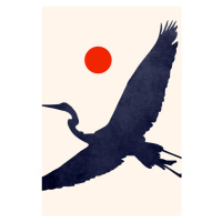Ilustrace Crane, Kubistika, 26.7x40 cm